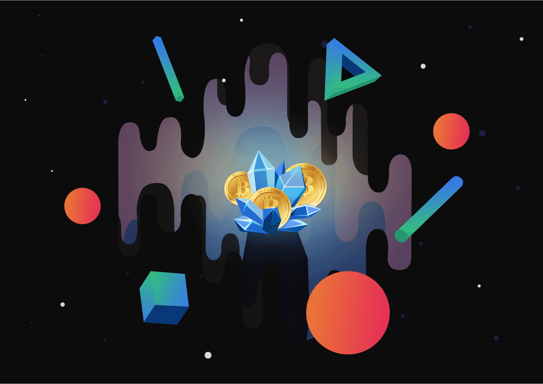 bitcoin illustration