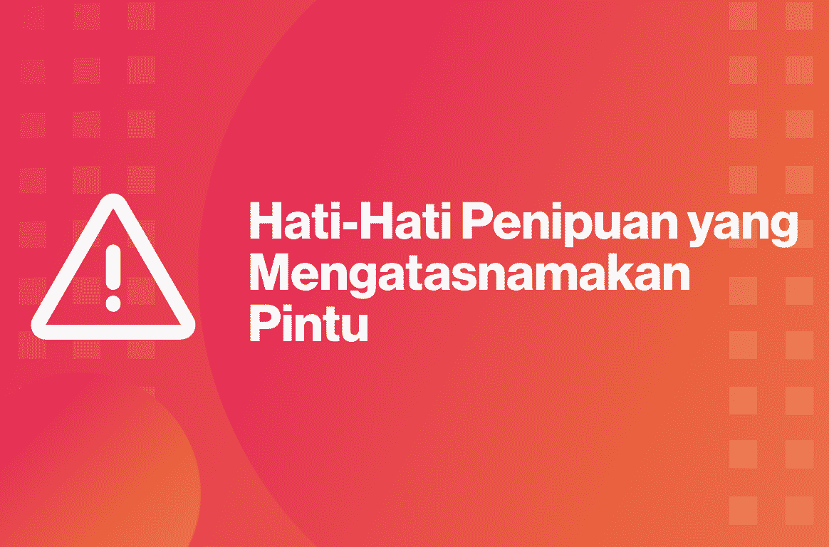 Gambar Hati-hati Atas Penipuan yang Mengatasnamakan Pintu