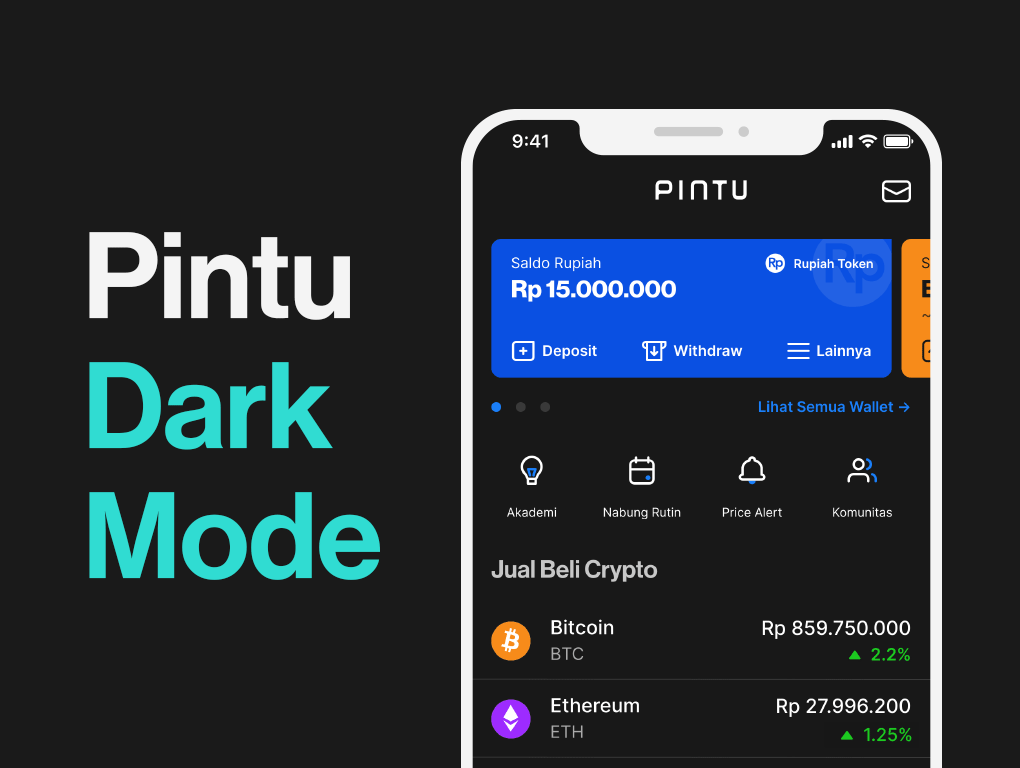 Gambar Dark Mode: Fitur Terbaru Pintu yang Mendukung Kenyamanan Saat Investasi