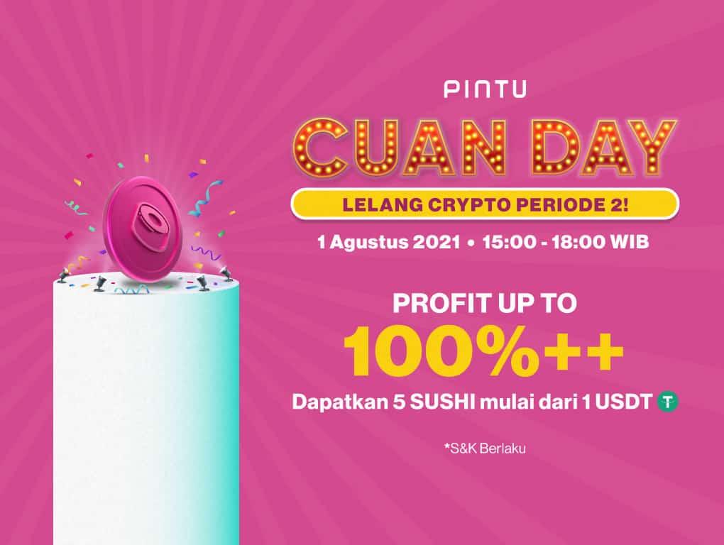 Gambar Cuan Day, Lelang Crypto Periode 2 : SUSHI