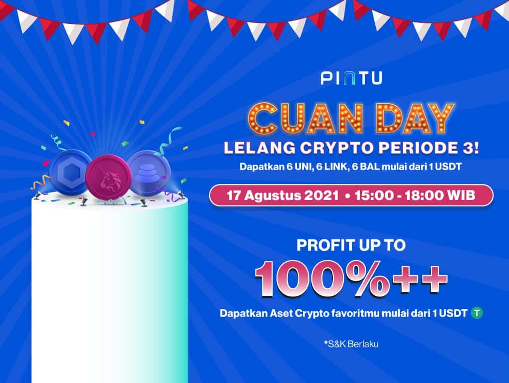 Gambar Cuan Day, Lelang Crypto: UNISWAP, CHAINLINK, BALANCER