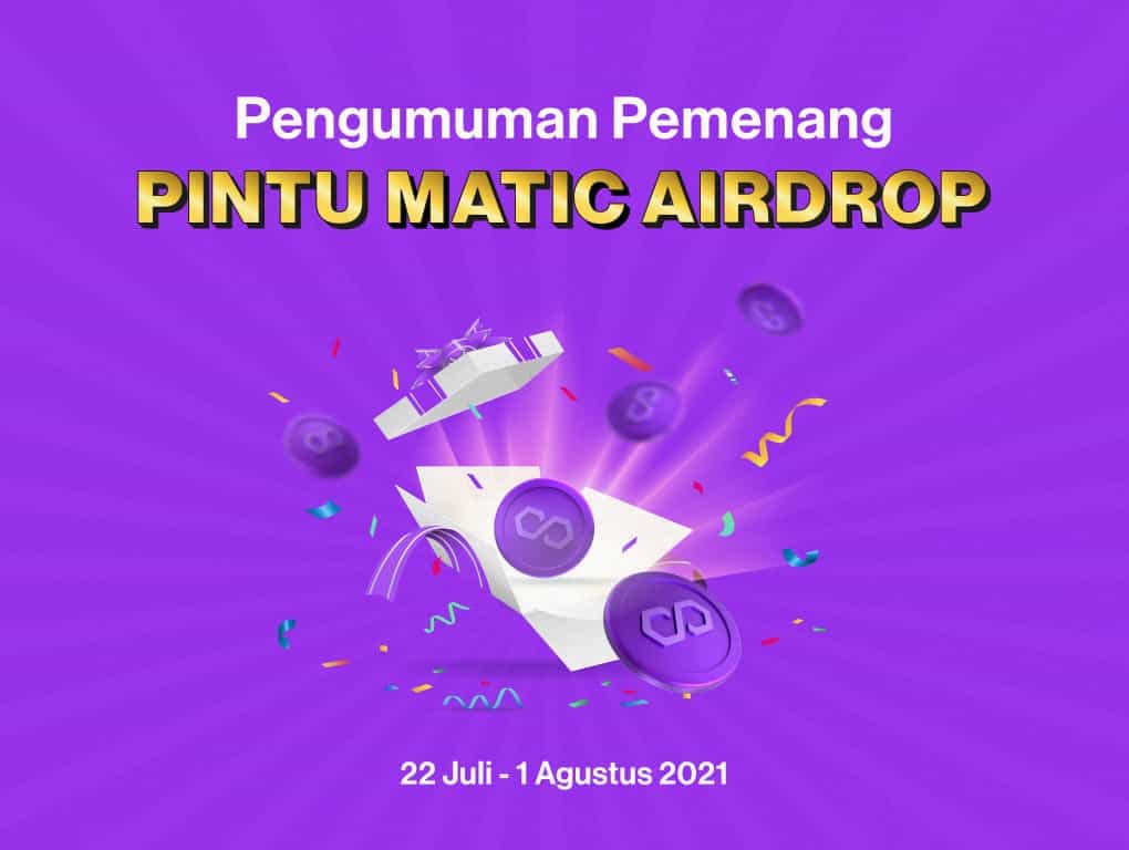 Gambar Pengumuman Pemenang Pintu Matic Airdrop Campaign