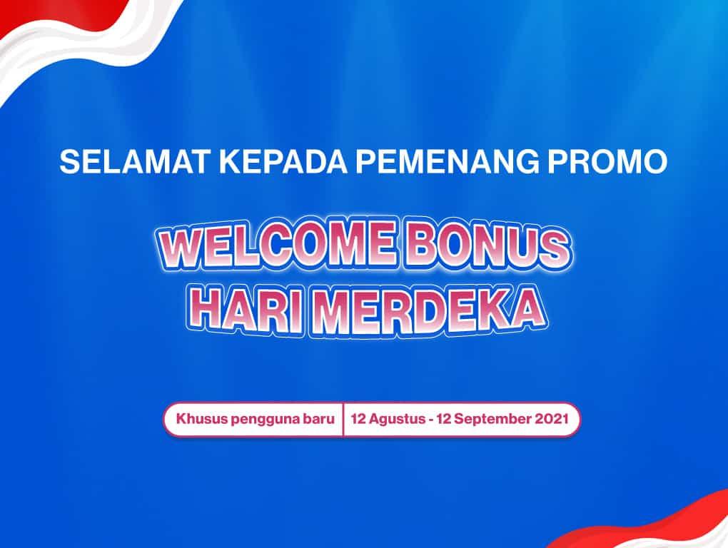 Gambar Pengumuman Pemenang Welcome Bonus Hari Merdeka Berhadiah Grand Prize Playstation 5, Apple Watch 3 dan Cashback Bitcoin (Kode Unik 178)