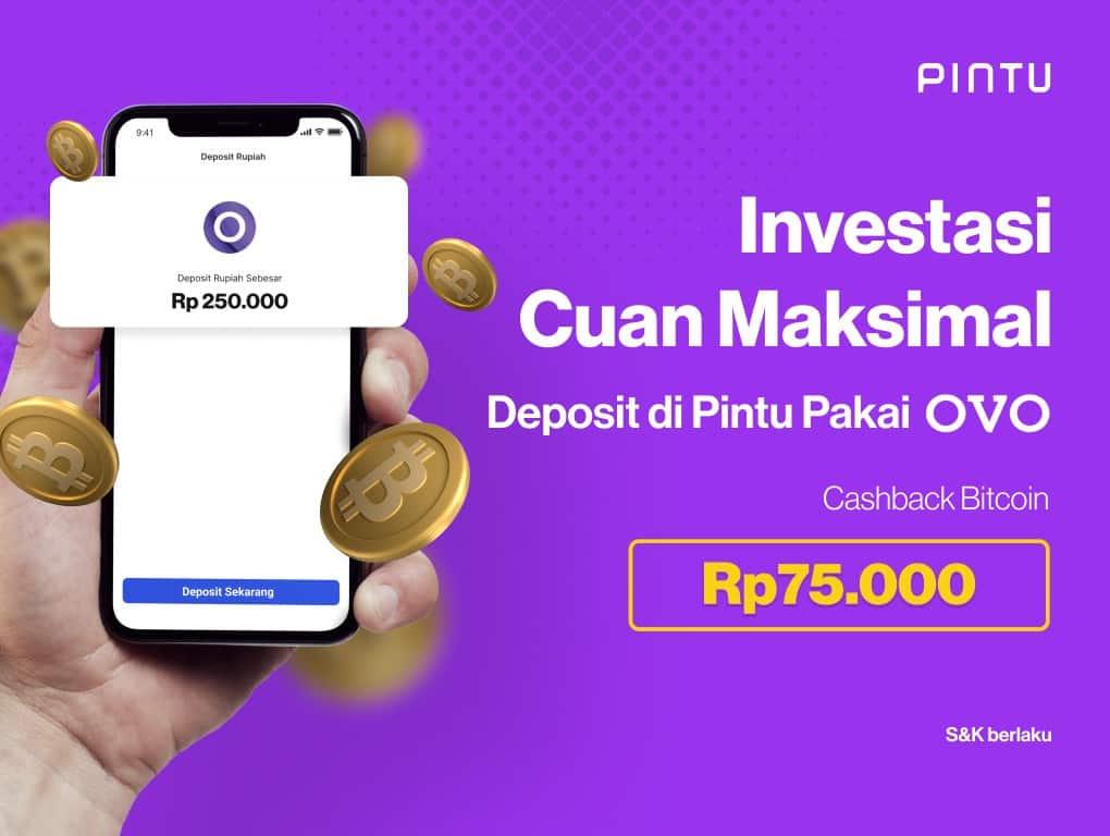 Gambar Deposit Lewat OVO: Cashback Bitcoin Hingga Rp75.000