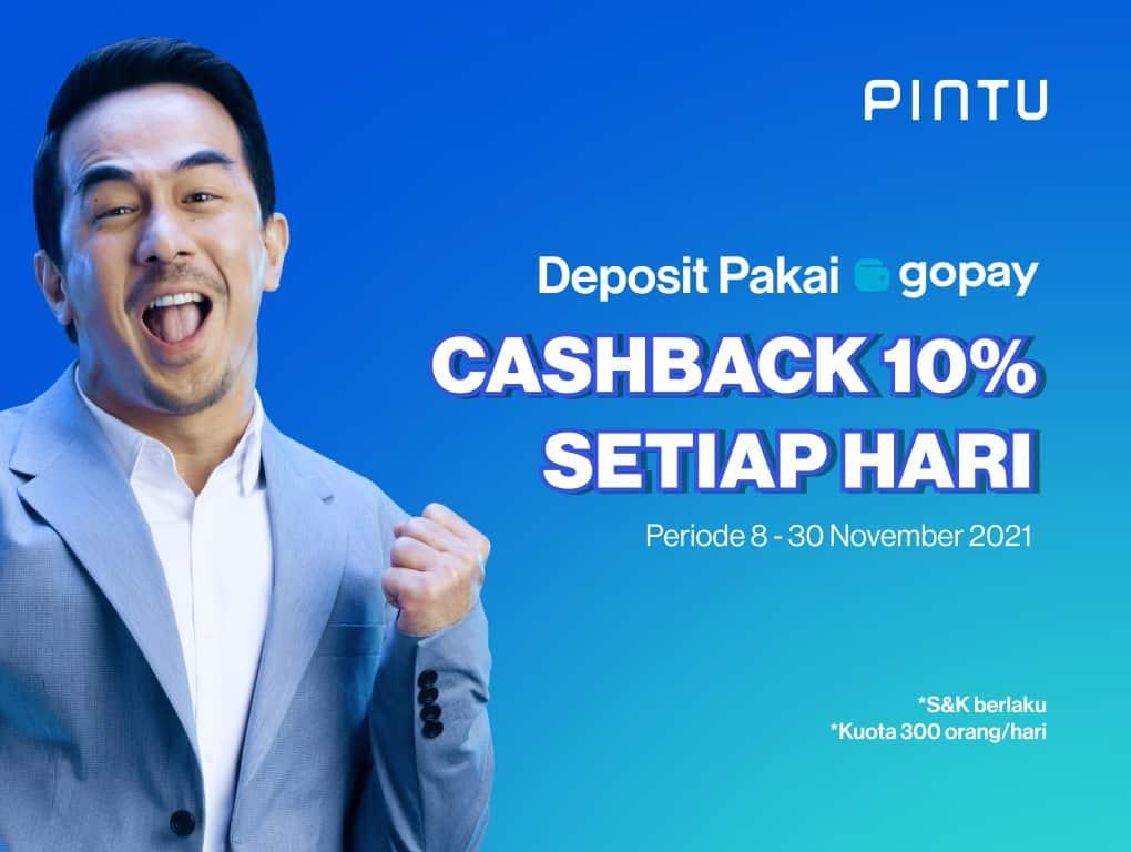 Gambar Dapatkan Cashback GoPay 10%, Deposit di Pintu Sekarang!