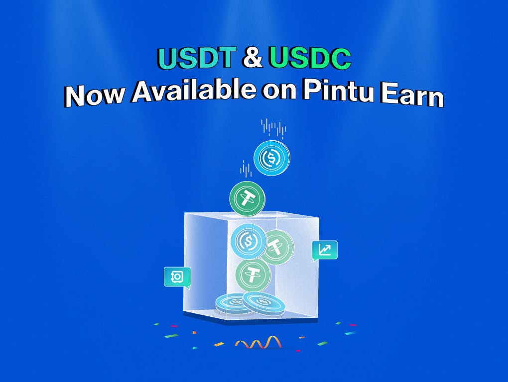 Gambar USDT dan USDC Telah Tersedia di Pintu Earn