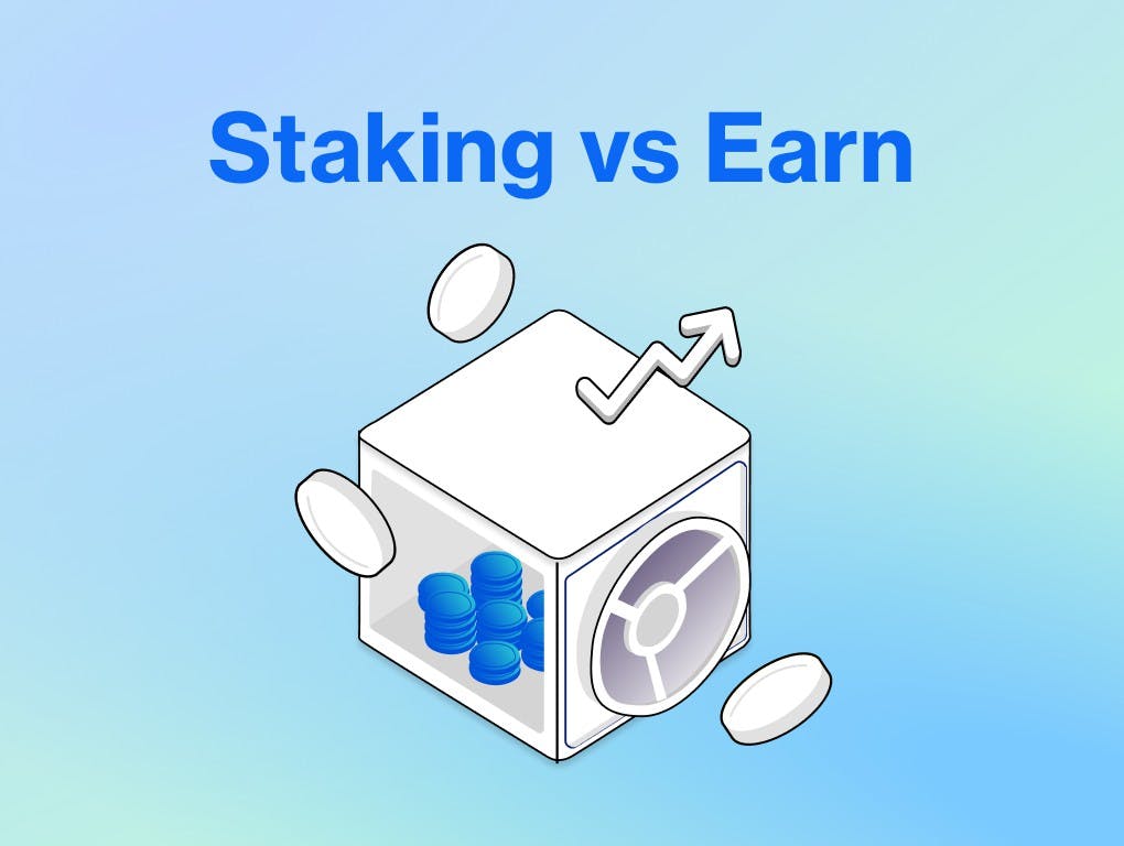 Gambar Staking vs Earn Crypto di Pintu, Apa Bedanya?