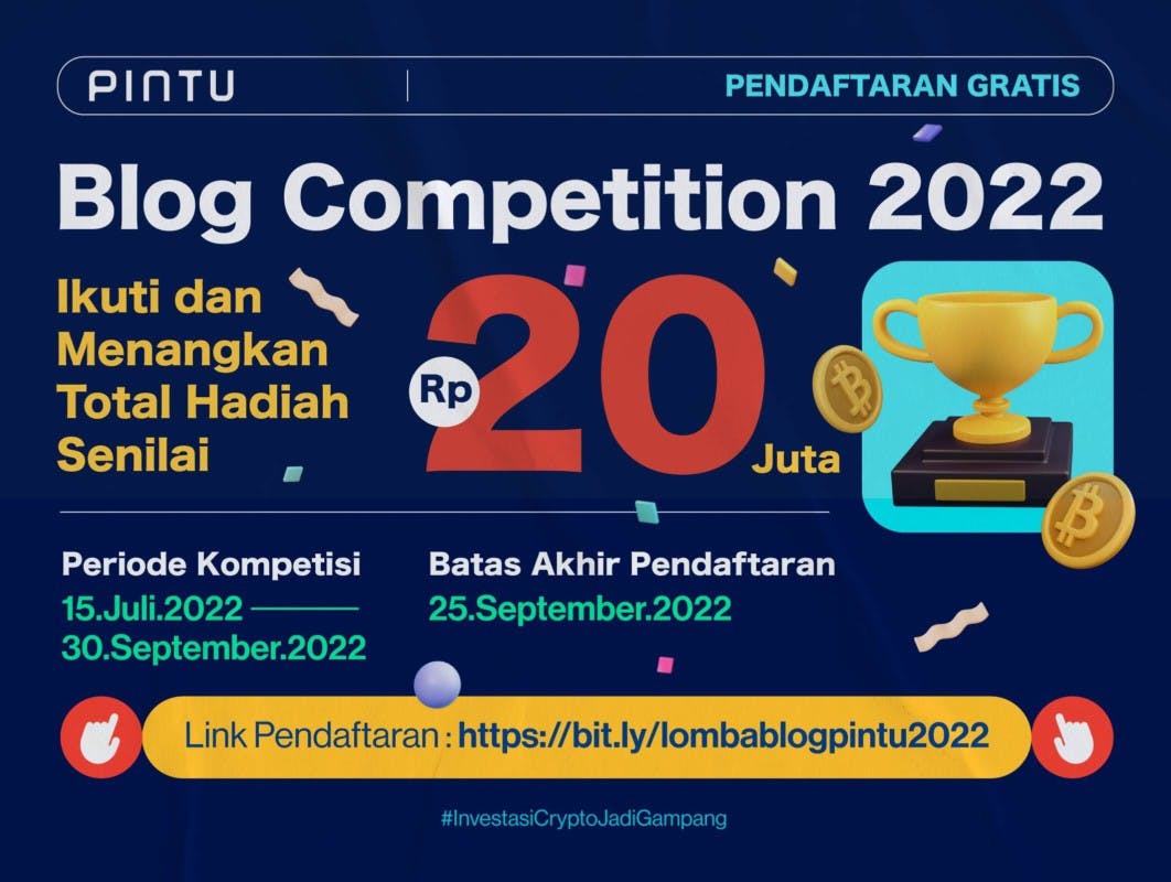 Gambar Lomba Blog dan SEO Terbaru Pintu 2022: Hadiah Bitcoin Senilai Rp20 Juta!