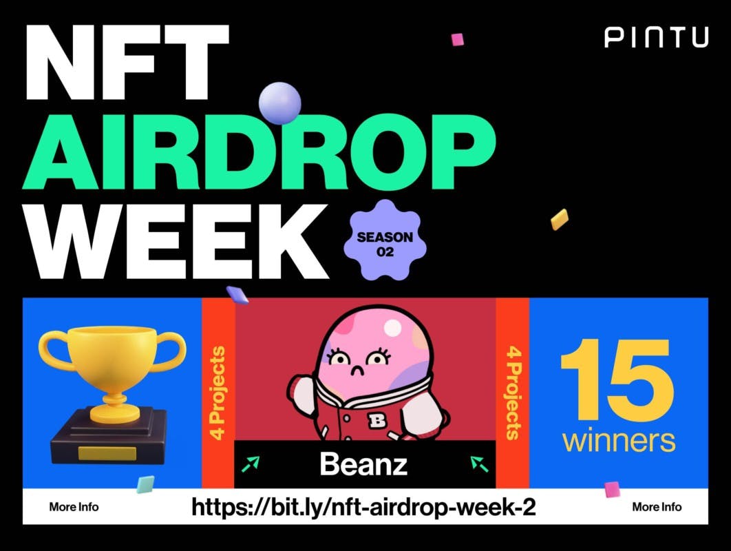 Gambar NFT Airdrop Week Season 2: 15 NFT Gratis Senilai Puluhan Juta Rupiah!