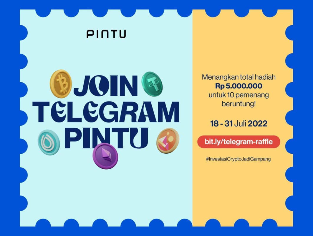 Gambar Gabung Telegram Pintu, Menangkan Total Hadiah Hingga Rp5 Juta!