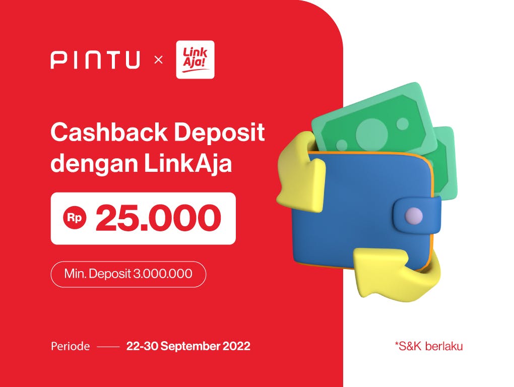 Gambar Gratis Biaya Admin Rp25.000, Deposit di Pintu dengan LinkAja