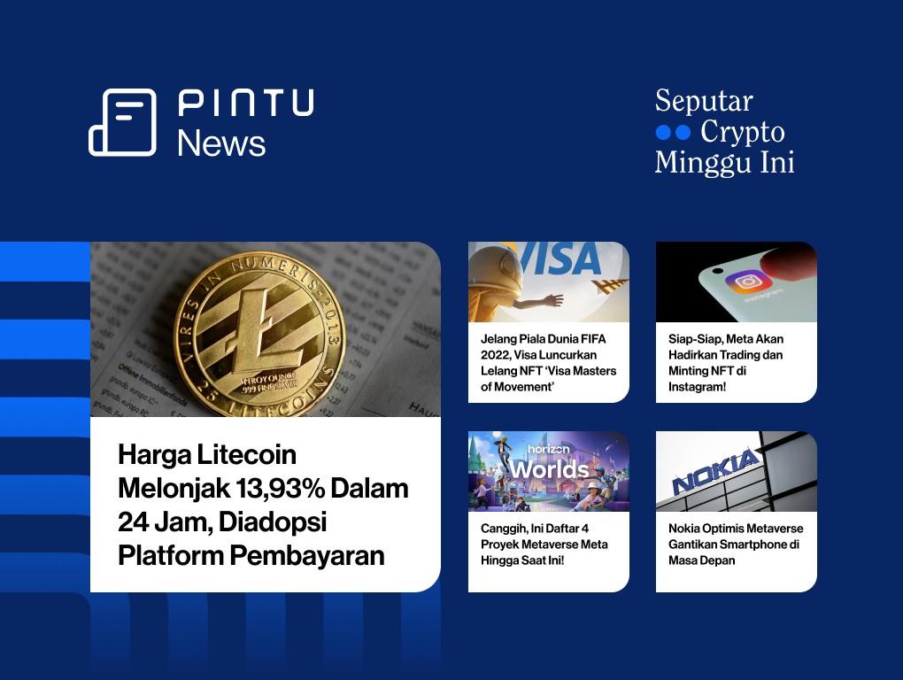 Gambar Seputar Crypto Minggu Ini 1-7 November: Litecoin Melonjak 13,93% & NFT Piala Dunia FIFA 2022