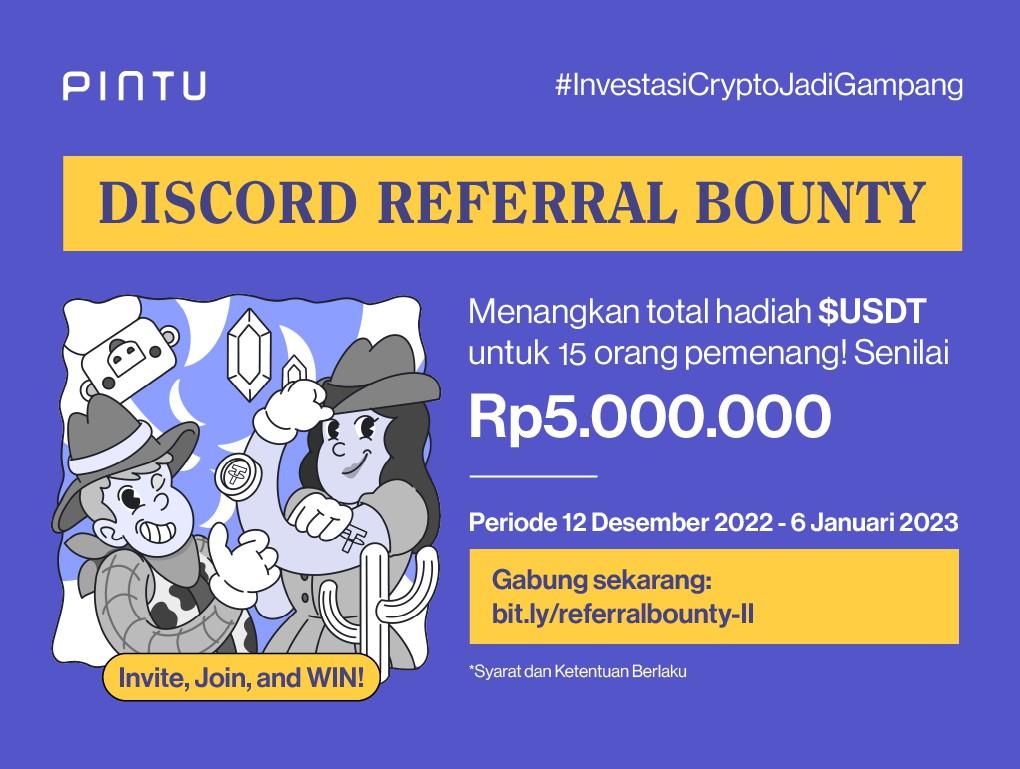 Gambar Pintu Discord Referral Bounty II: Undang Teman, Dapatkan USDT Gratis!