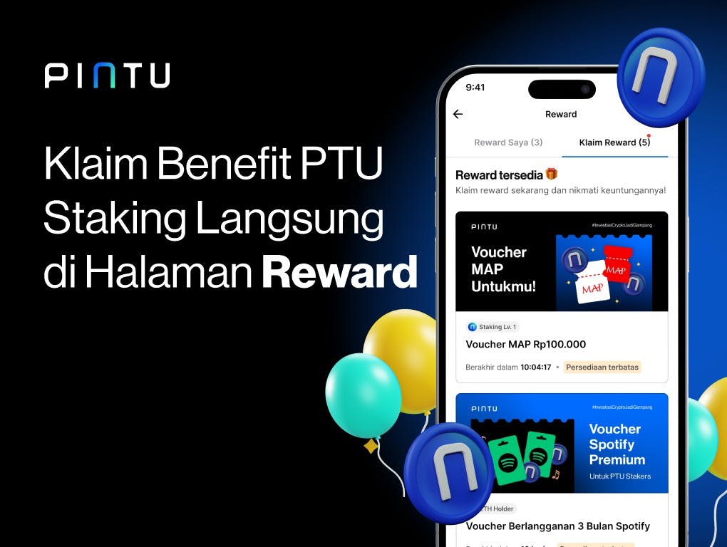 Gambar Fitur Baru dari Pintu: Menu Reward buat Klaim Benefit PTU Staking Kamu