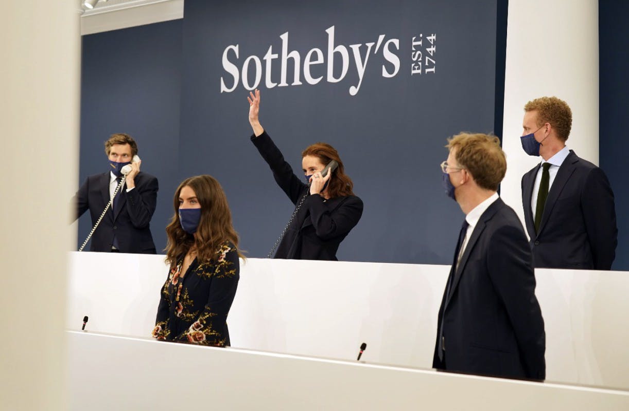 Gambar Lelang NFT Bitcoin Pertama Sotheby’s yang Menggemparkan