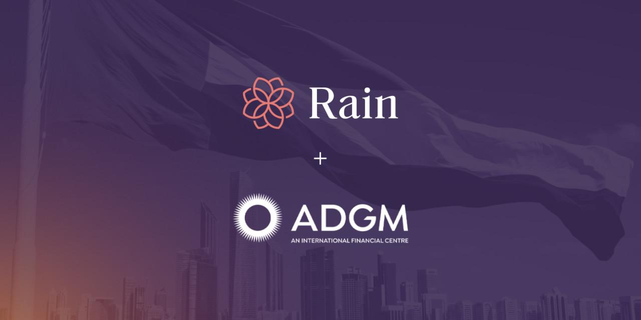 Gambar Perusahaan Crypto Rain di Barhain Dapatkan Izin dari Regulator Abu Dhabi (ADGM)!