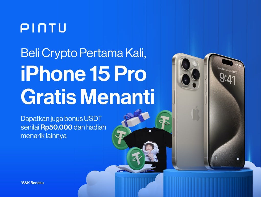 Gambar [KUOTA HABIS] – Promo Spesial Oktober, Beli Crypto Pertamamu dan Dapatkan Hadiah iPhone 15 Pro!