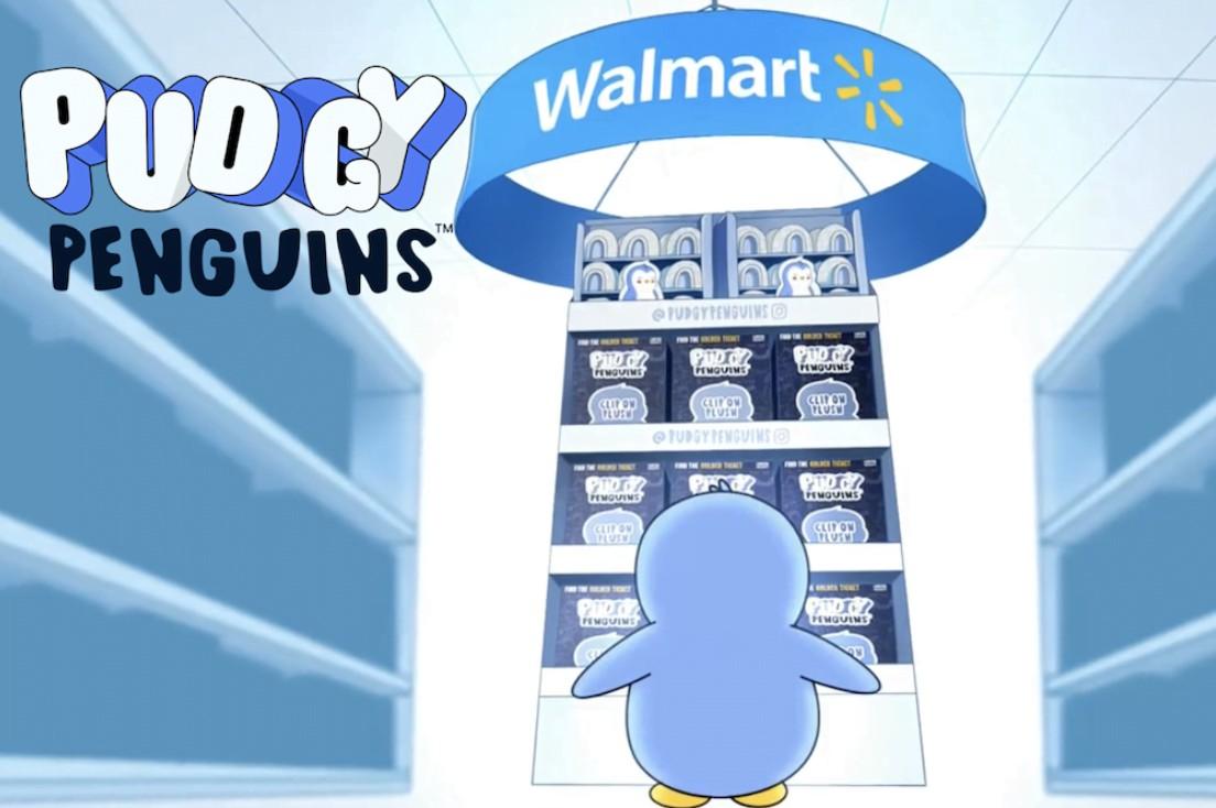 Gambar Kolaborasi Walmart dan NFT Pudgy Penguins Picu Lonjakan Volume Perdagangan hingga 241%!