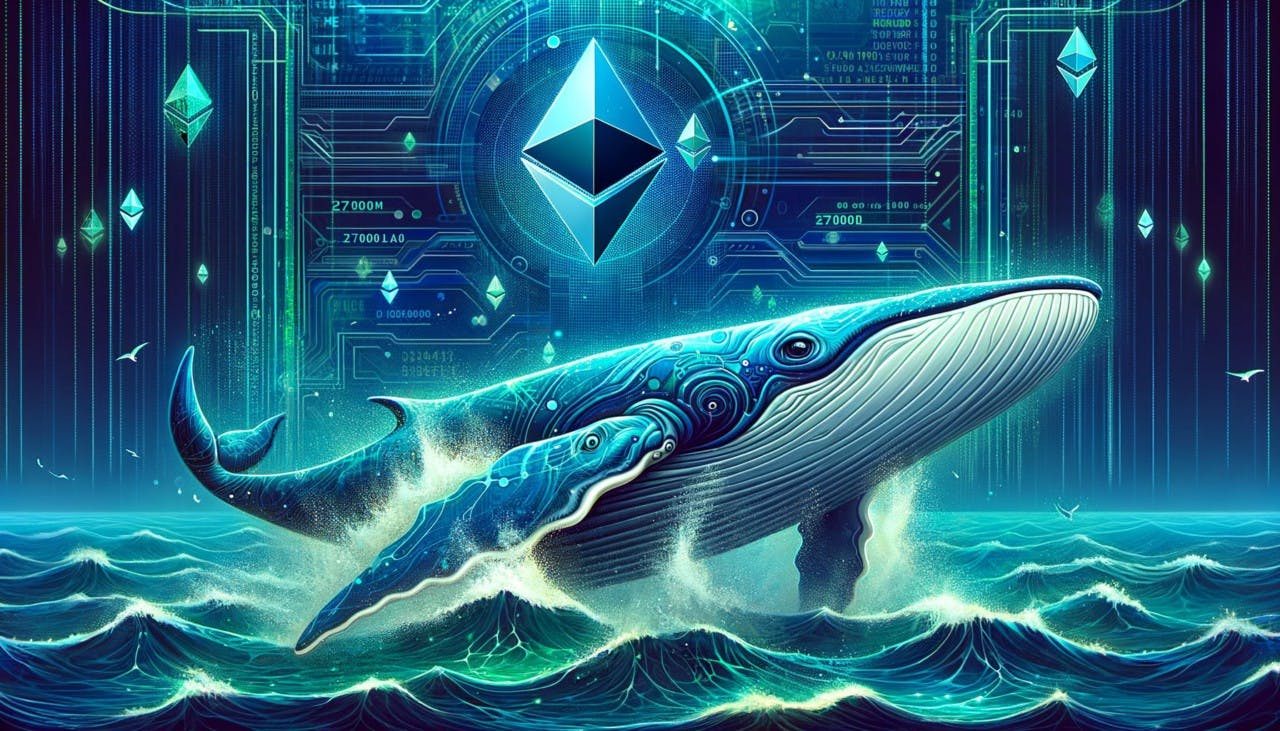 Gambar Whale Ethereum Bangkit Setelah 8,5 Tahun: Raup Keuntungan Rp613 Miliar, Melonjak 44.600%!