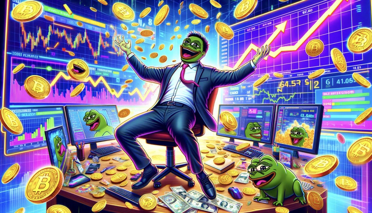 Gambar Cuan Gila-gilaan! Whale PEPE Raup Keuntungan Hampir $5 juta dalam Waktu Sebulan