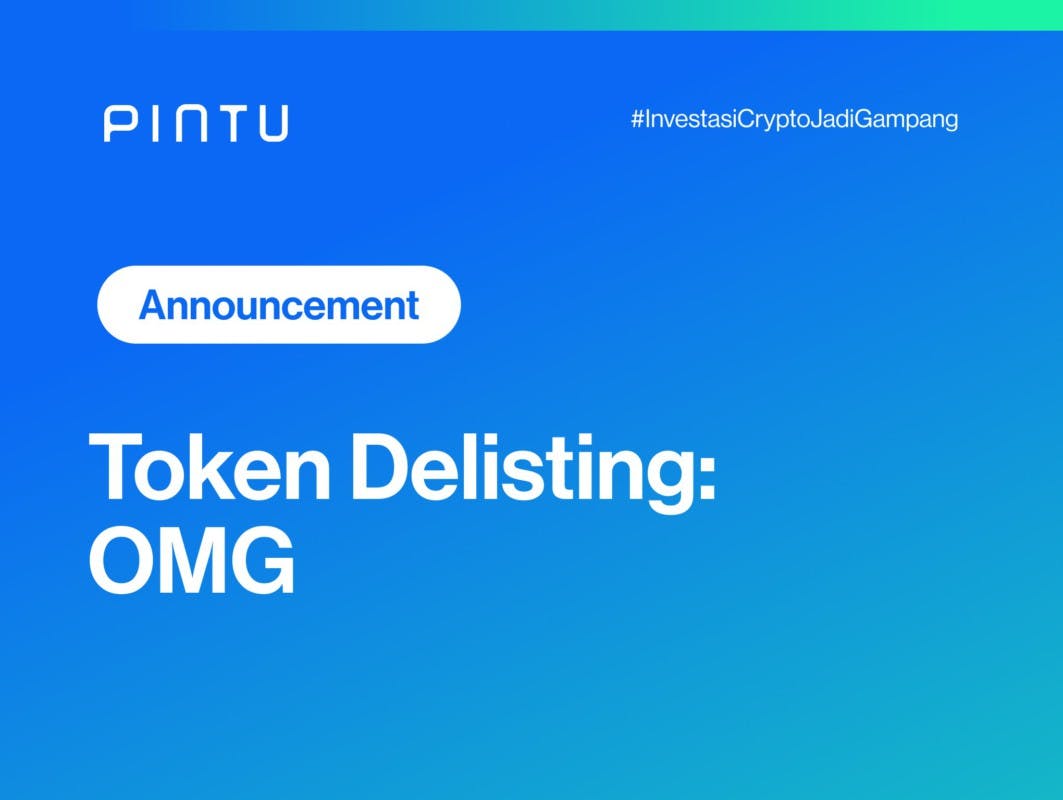 Gambar Pengumuman: Delisting Token OMG di Pintu