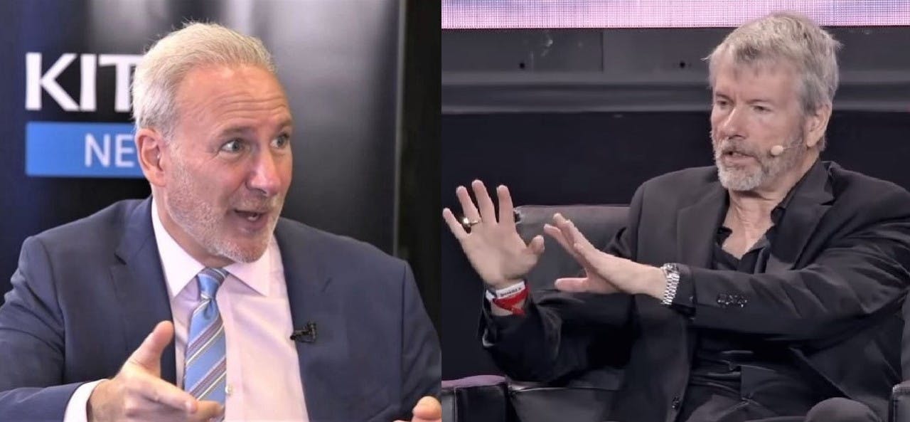 Gambar Peter Schiff Tentang Bitcoin, Michael Saylor & Trump Dukung dan Tentang Penjualan BTC!