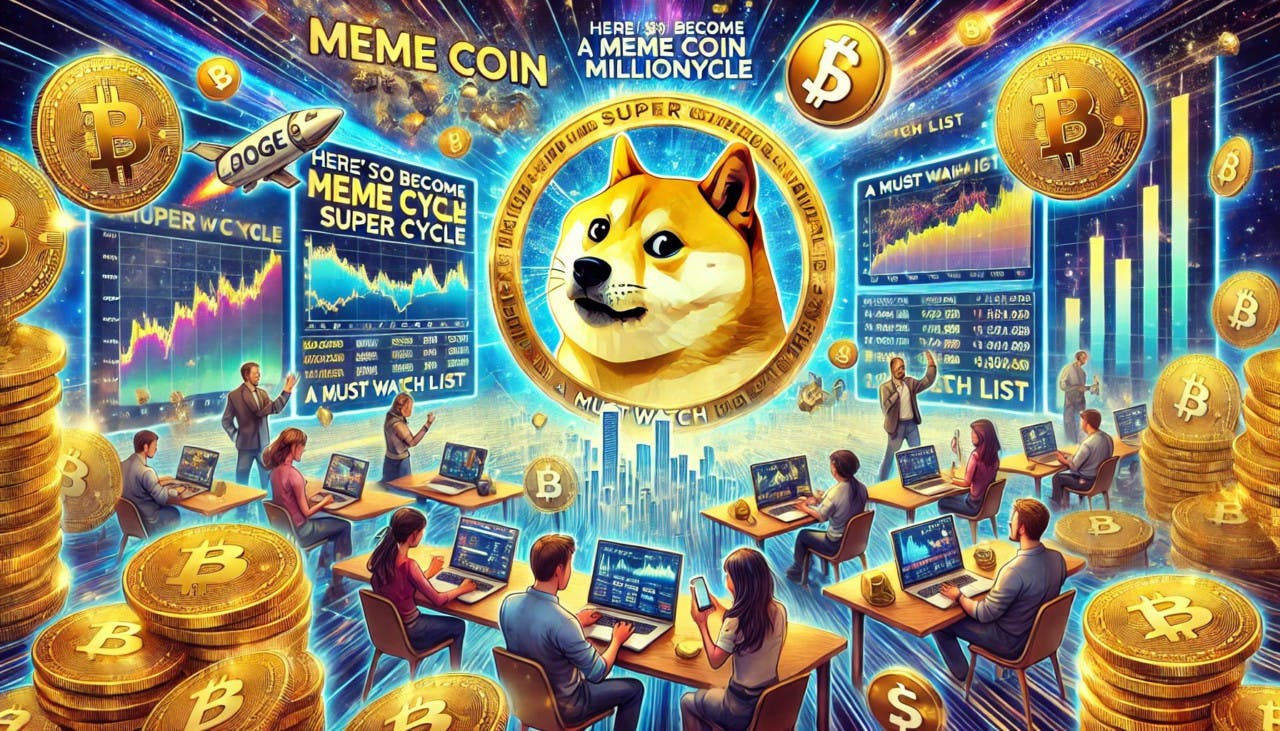 Gambar Cara Menjadi Jutawan Meme Coin Selama Super Cycle: WIF, PEPE, MOG, dan POPCAT Jadi Favorit!