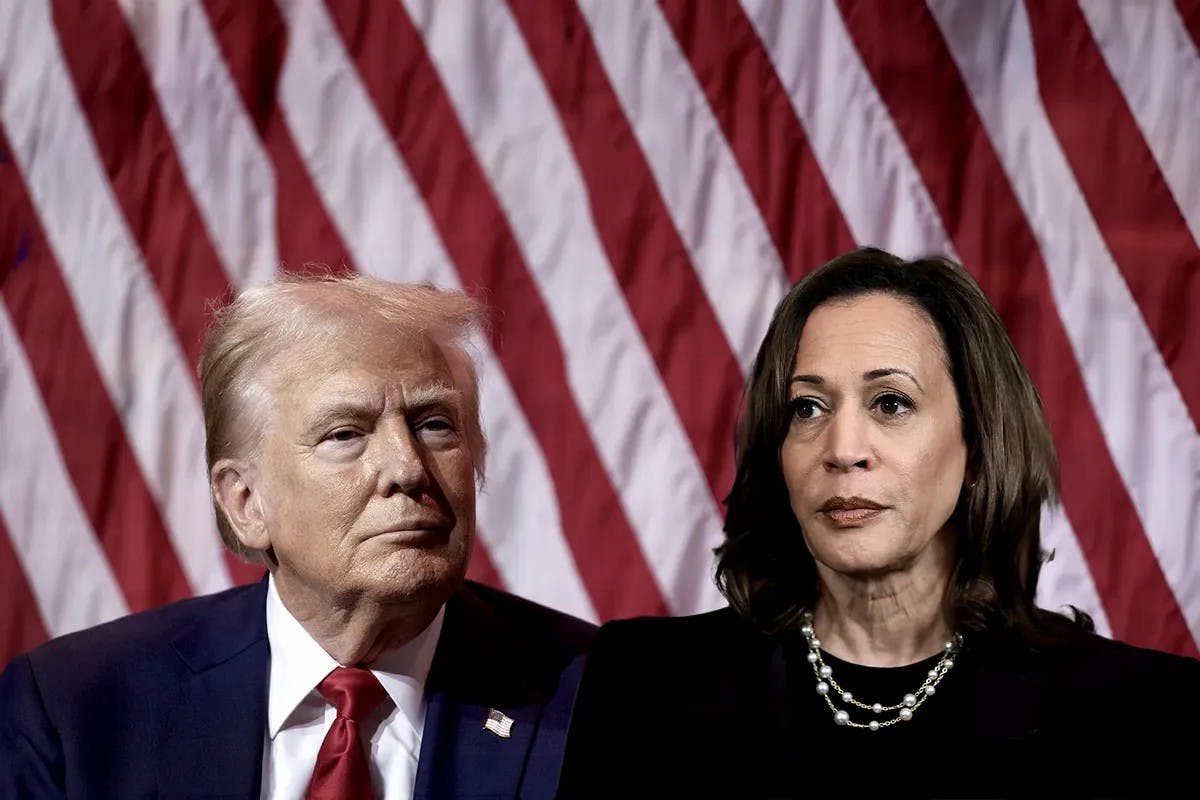 Gambar Debat Trump vs Harris: Akankah Mengguncang Pasar Kripto?