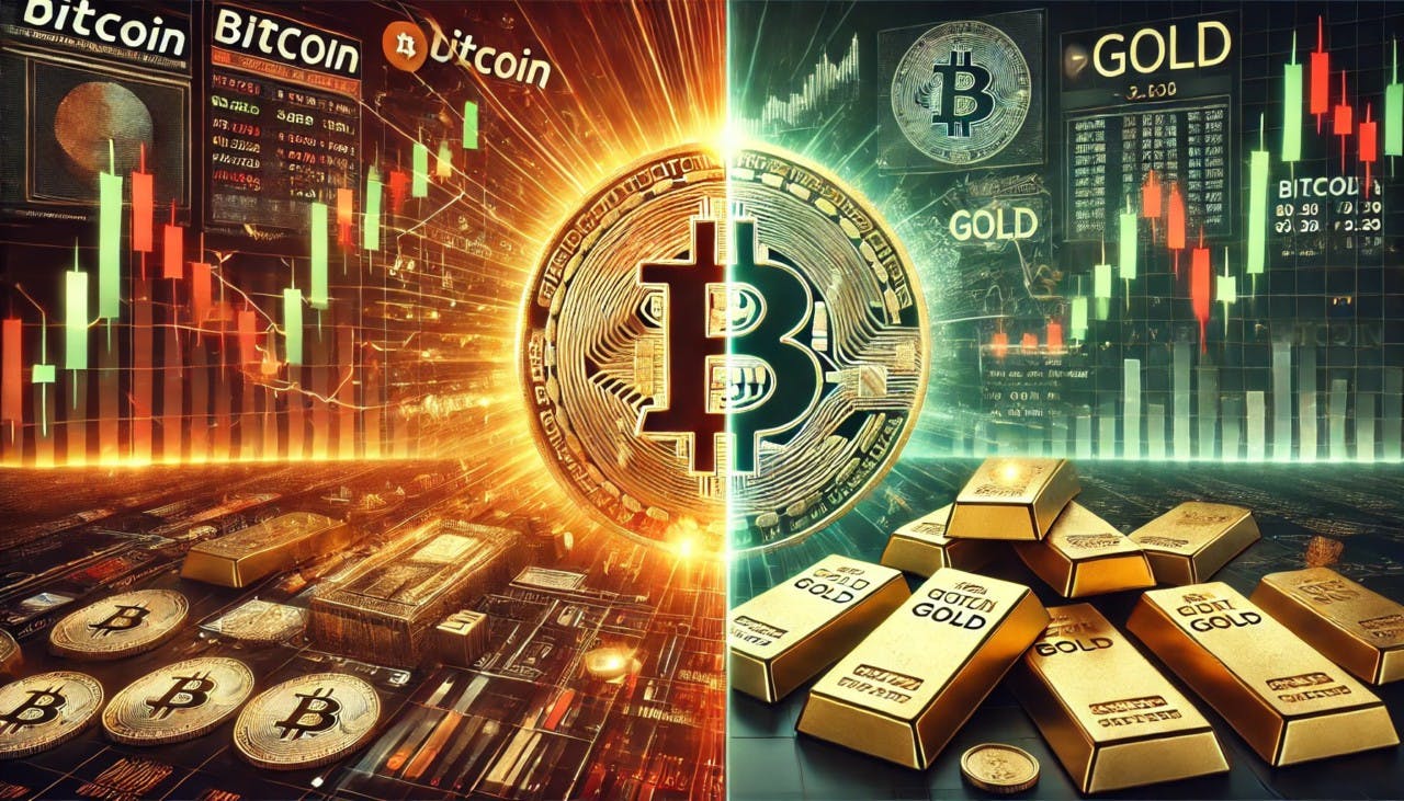 Gambar Harga BTC Anjlok 5% dalam 7 Hari, Emas Sentuh Rekor Tertinggi $2.500 untuk Pertama Kalinya!