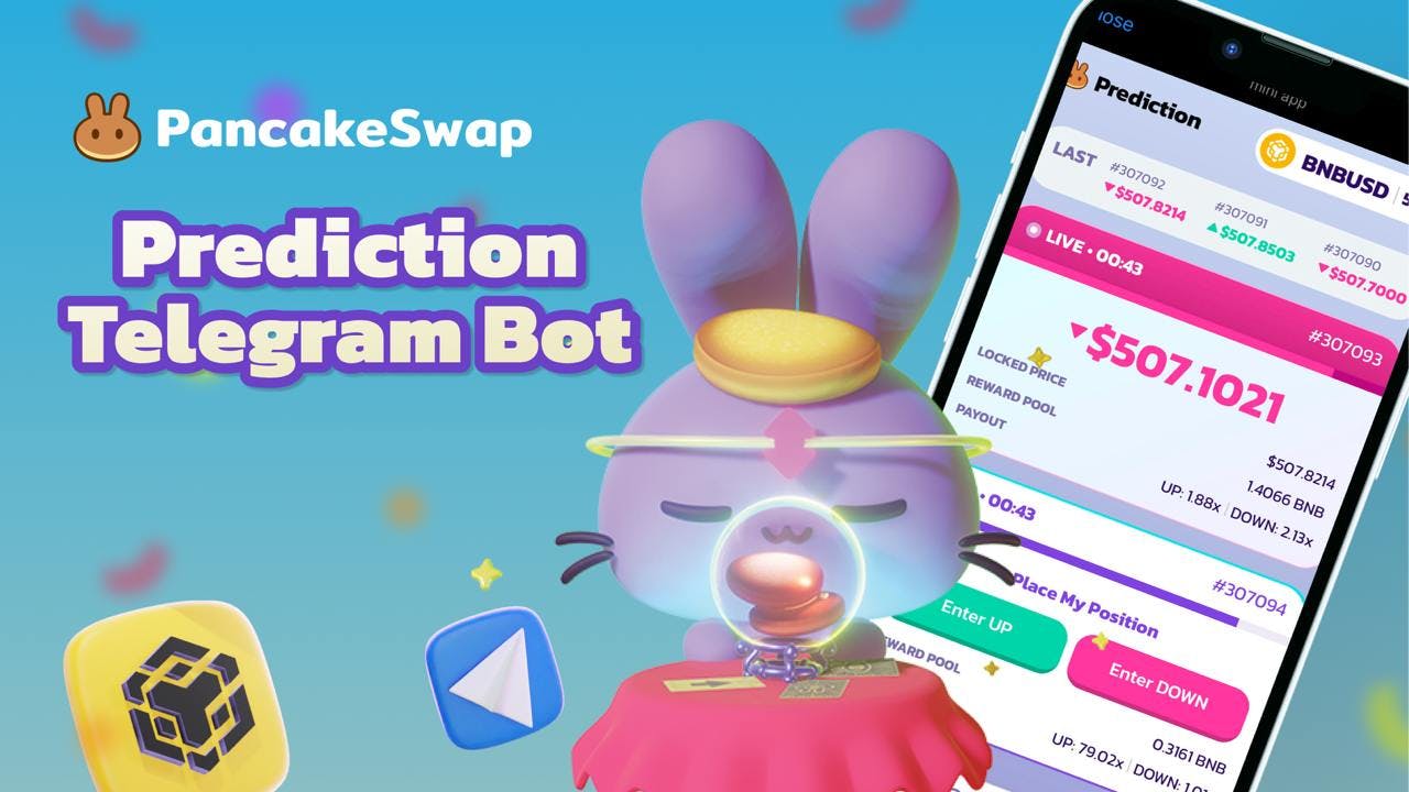 Gambar PancakeSwap Luncurkan Bot Prediksi Telegram dan Tawarkan Hadiah Senilai Total $4.444!