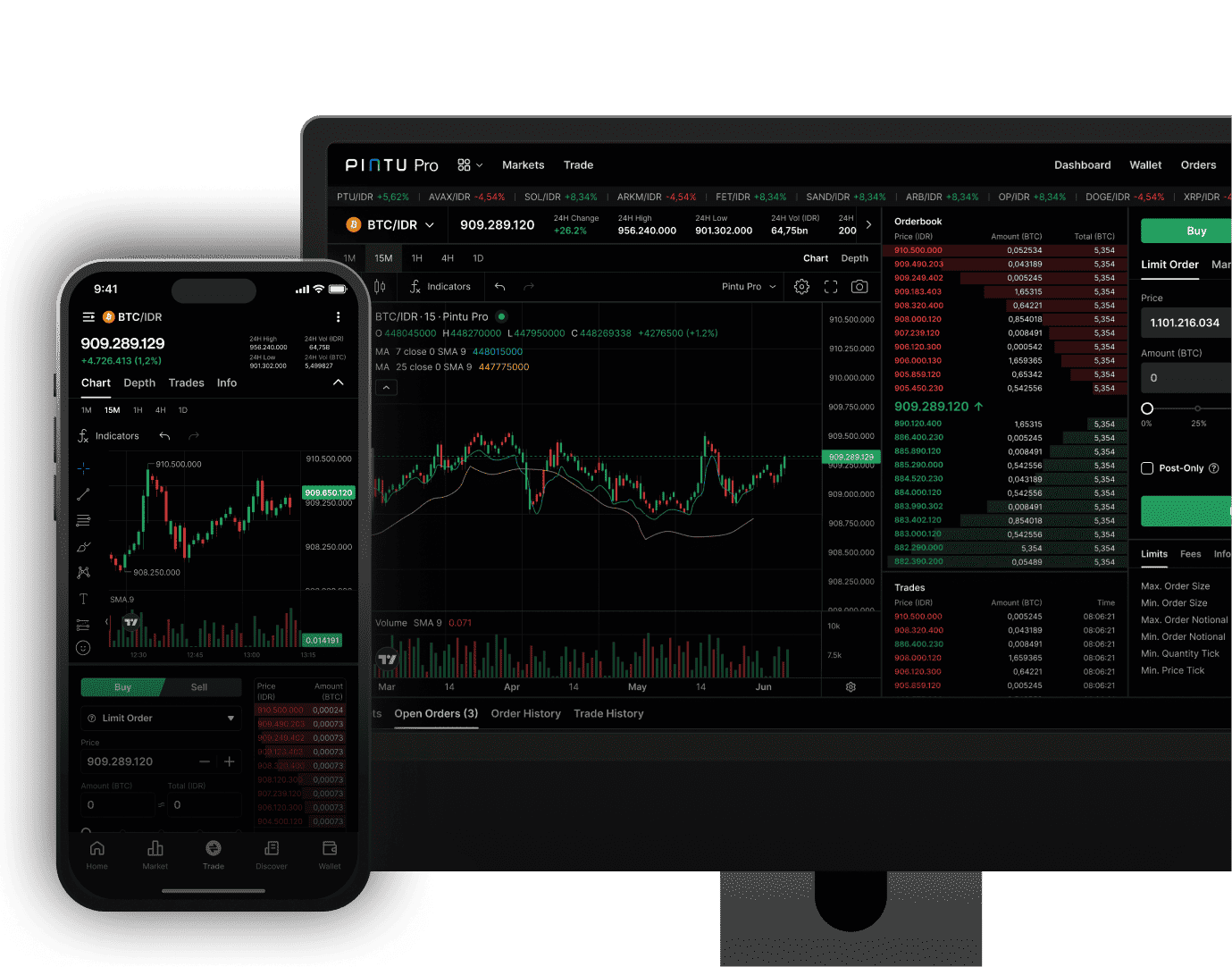 Platform Crypto <1>untuk Trader Pro</1>